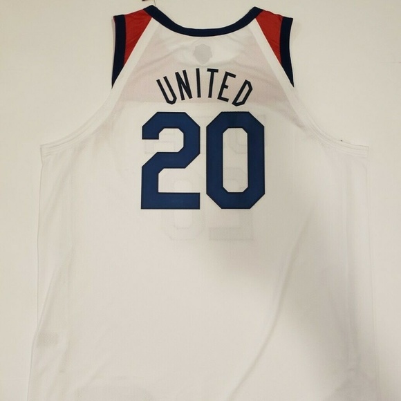 Nike Team USA Authentic Vaporknit 2020 Olympics Basketball Jersey CT6516-100 - Picture 2 of 5